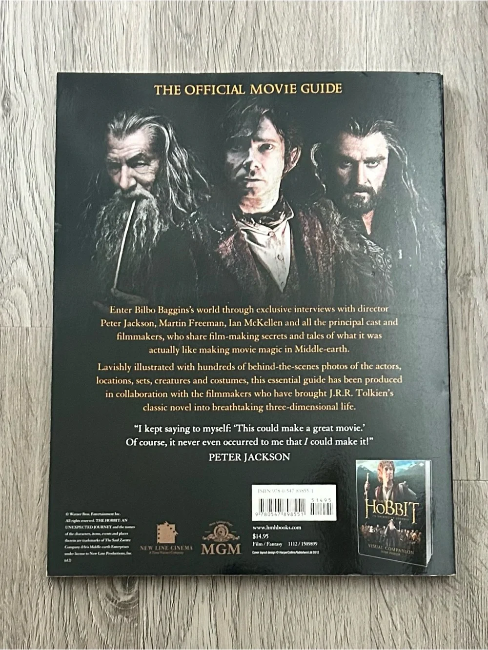The Hobbit An Unexpected Journey Official Movie Guide Hardcover Brian Sibley